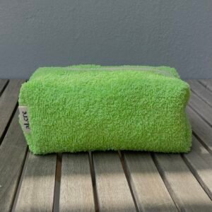 lime towel waterproof small makeup bag