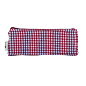 red picnic pencil case