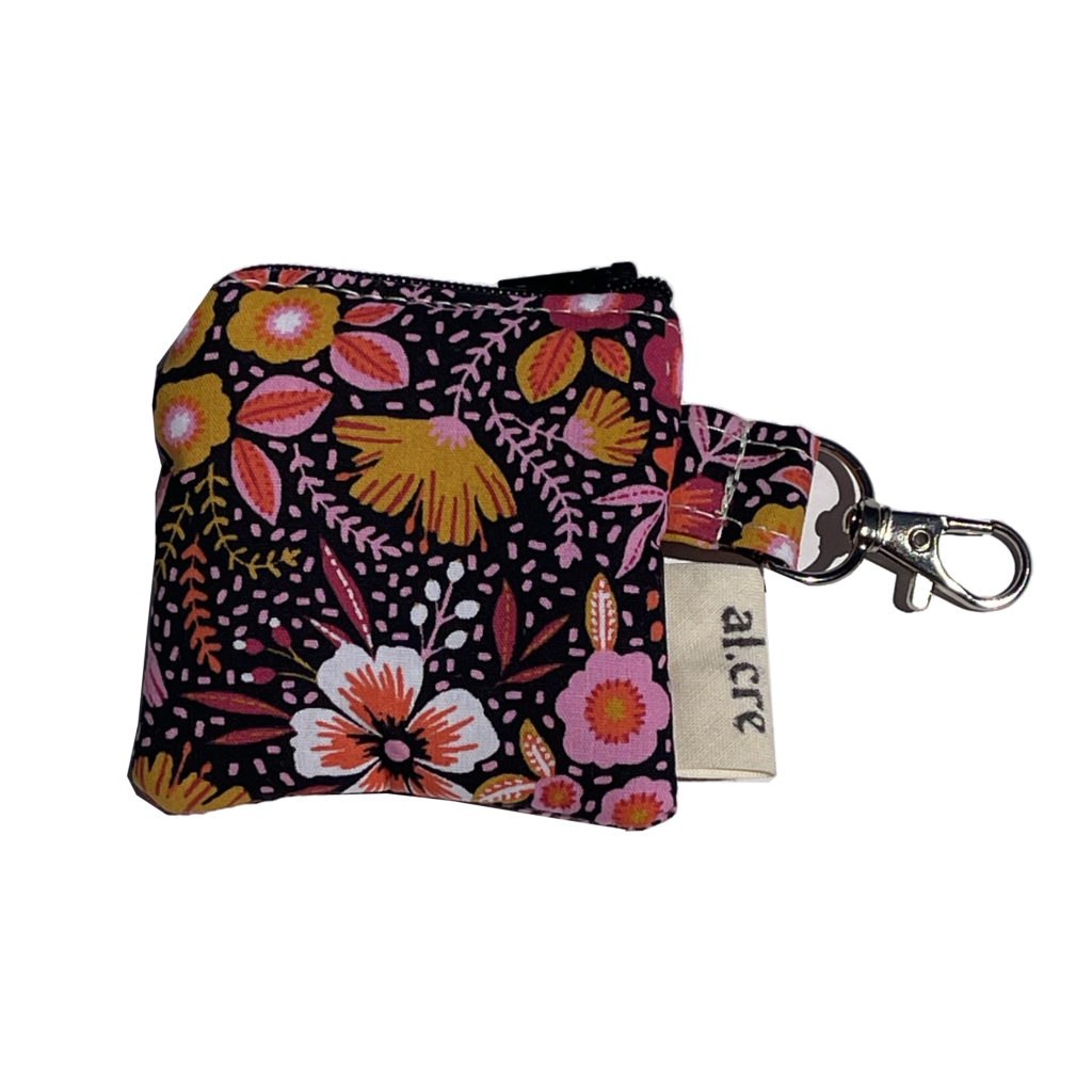 dark floral airpods case