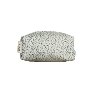 little blue flowers mini makeup bag