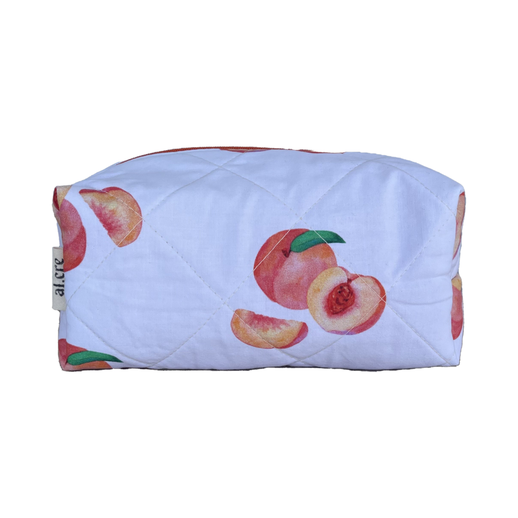 peaches and cream maxi makeup bag