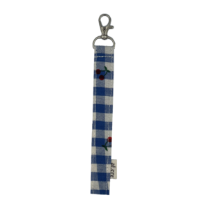 cherry picnic wrist keychain