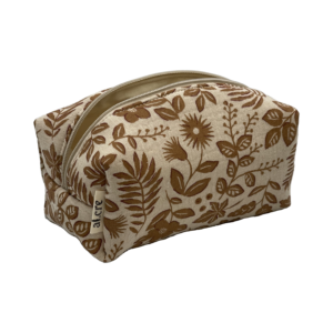 fall leaves small makeup bag