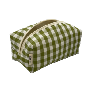 light green picnic small makeup bag