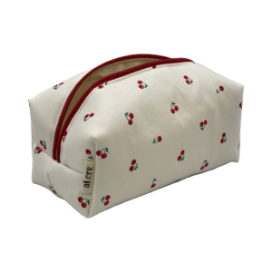 tiny cherries small makeup bag