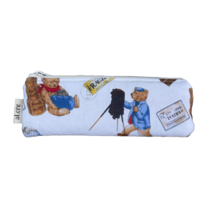 travelling teddies pencil case