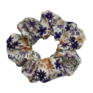 lilac flowers scrunchie