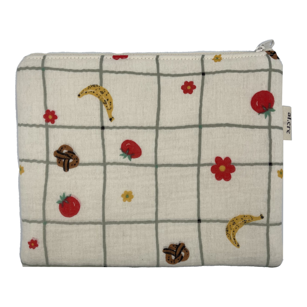 sunday picnic maxi puffy pouch