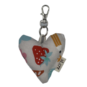 sunday walk heart keychain