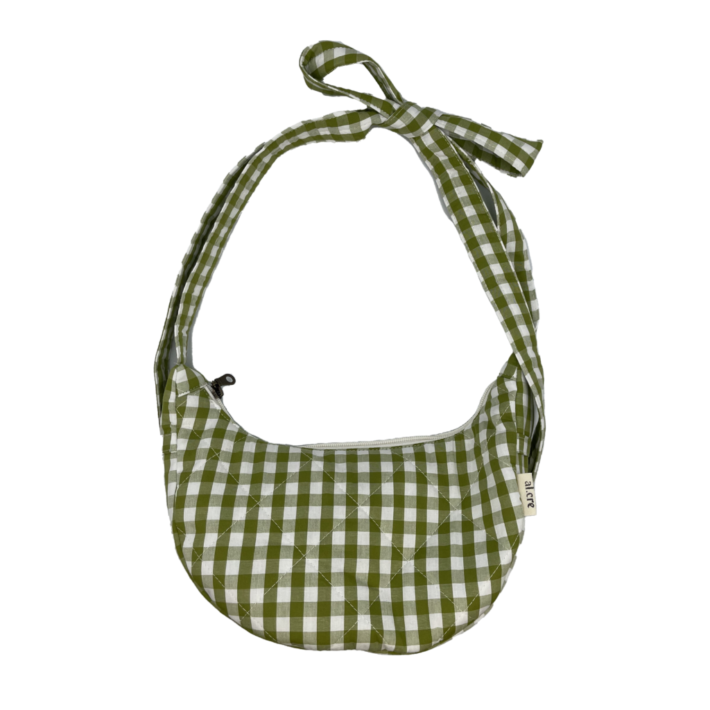 light green picnic banana bag