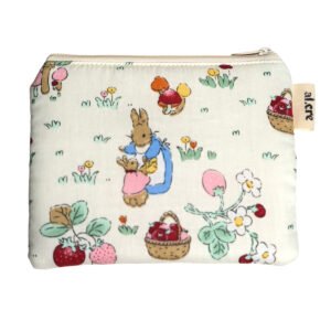 mushrooms and bunnies medium pouch
