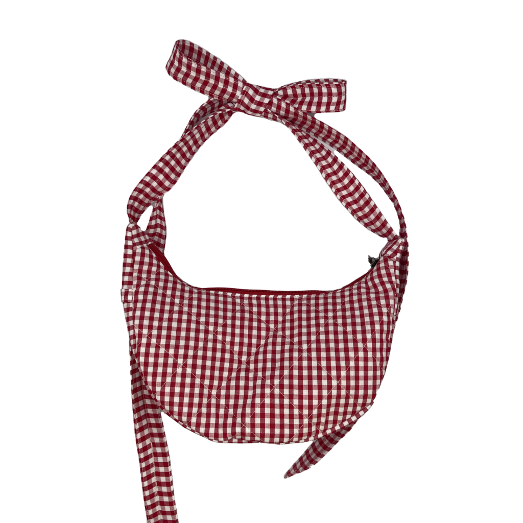 red picnic banana bag