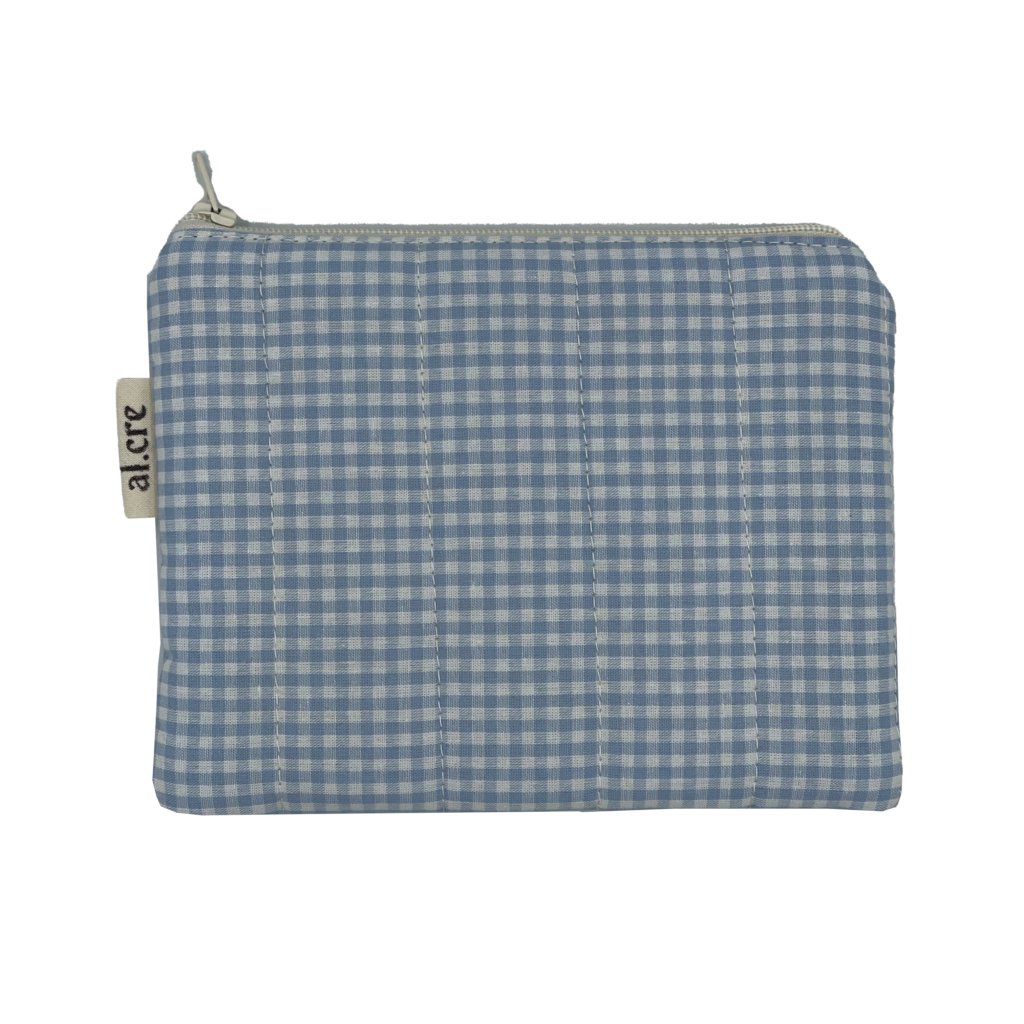 light blue picnic medium pouch