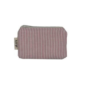 pink stripes small wallet