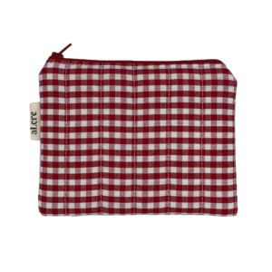 red picnic medium pouch