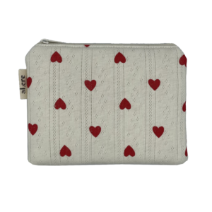 soft hearts medium pouch