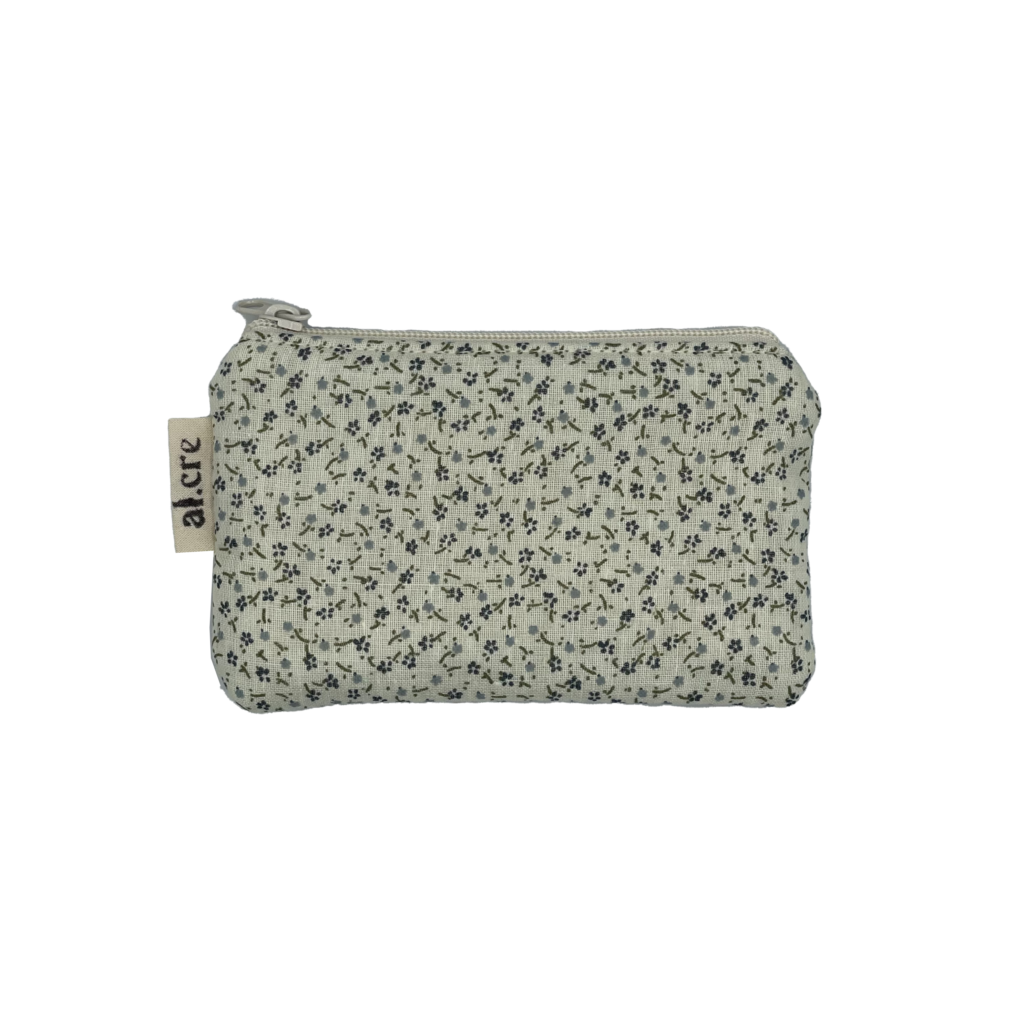 tiny blue flowers small wallet