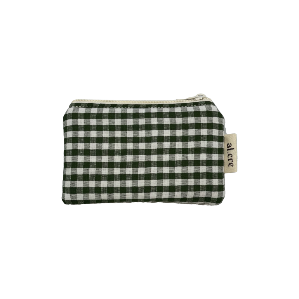green picnic small wallet
