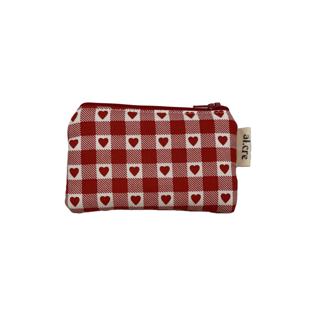 picnic hearts small wallet