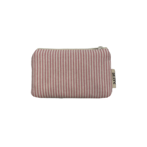 pink stripes small wallet