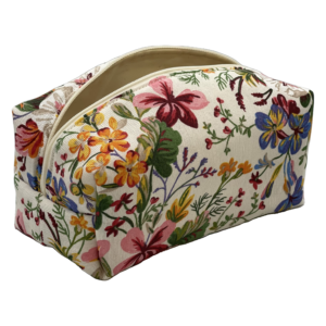 spring floral maxi makeup bag