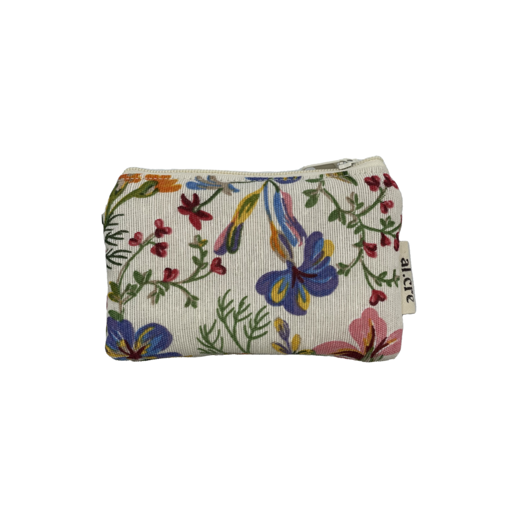 spring floral small wallet