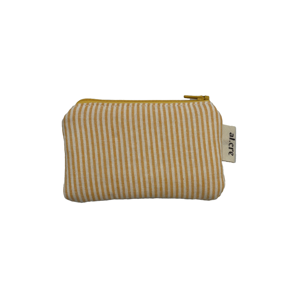 yellow stripes small wallet