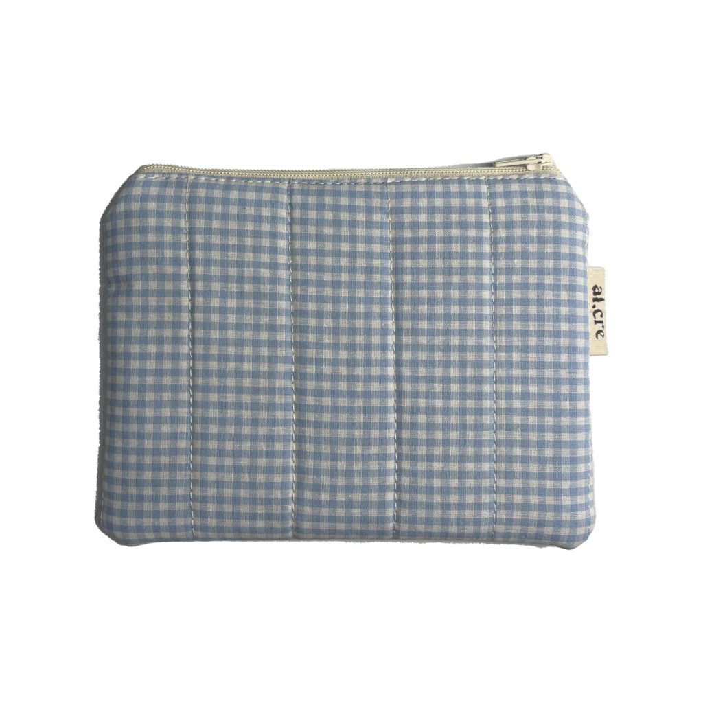 light blue picnic medium pouch