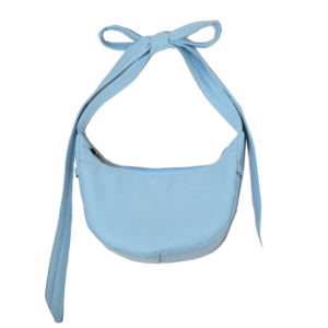 light denim banana bag