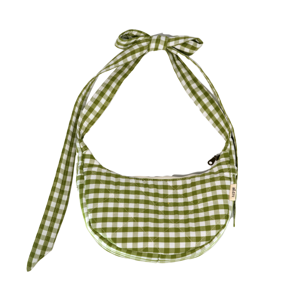 light green picnic banana bag