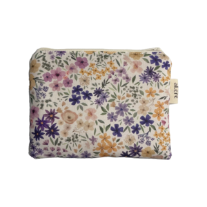 lilac flowers medium pouch