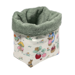 mushrooms and bunnies beauty bucket