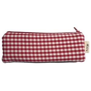 red picnic pencil case