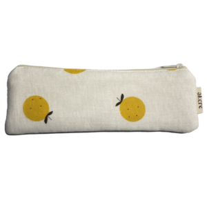 round lemons pencil case