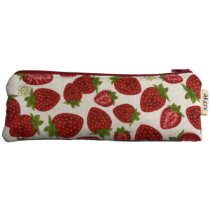 strawberries pencil case