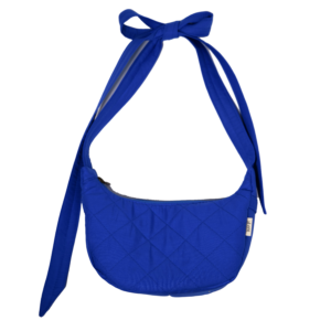 electric blue banana bag