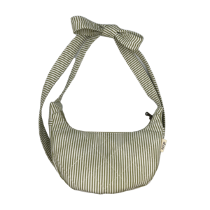 green stripes banana bag