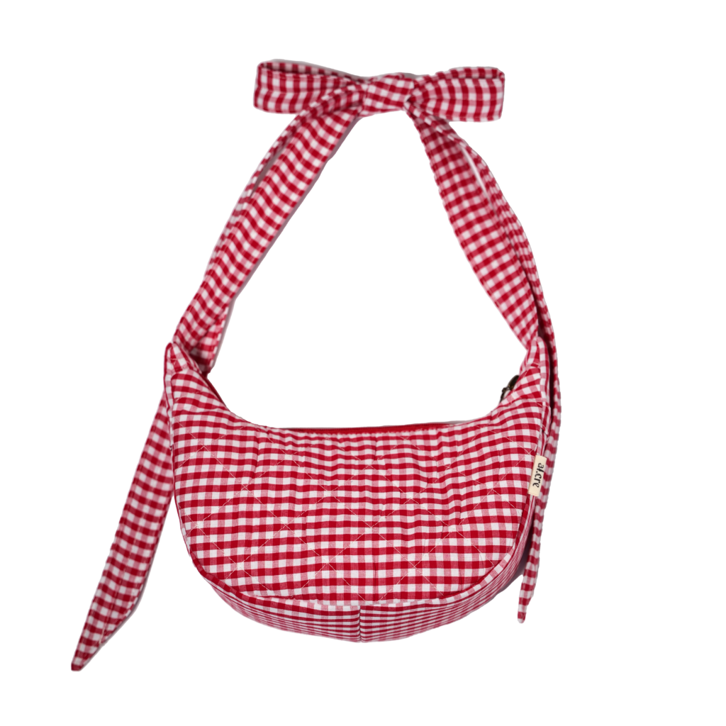 red picnic banana bag