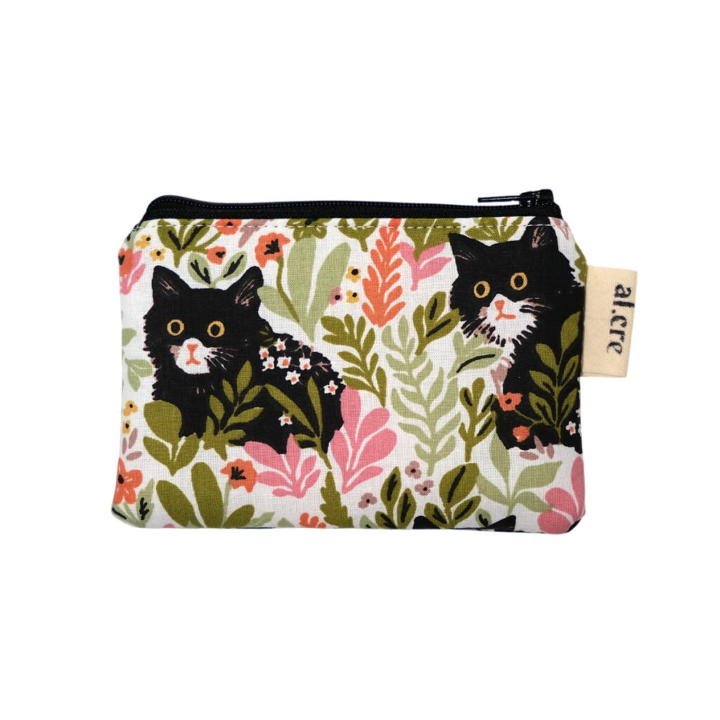 black cats small wallet