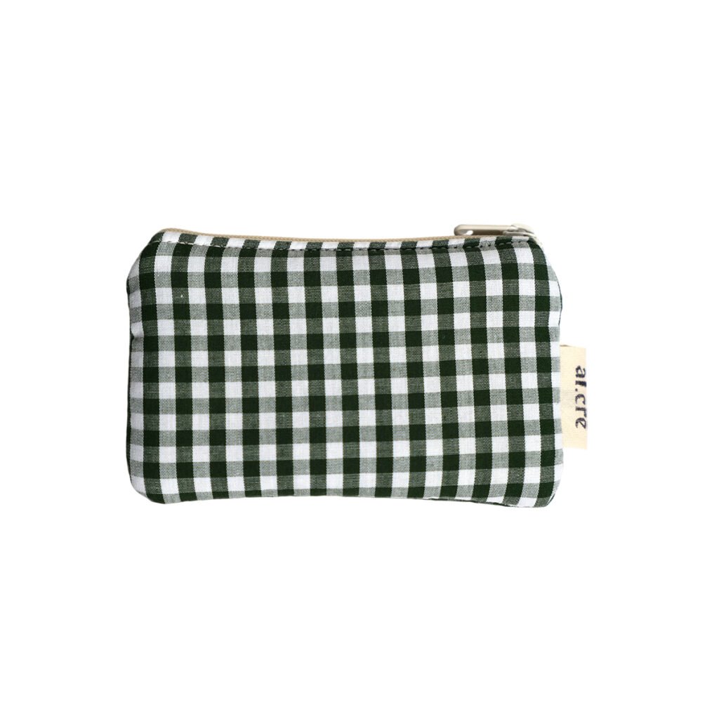 dark green picnic small wallet