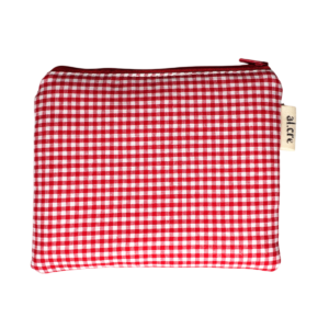 red picnic medium pouch